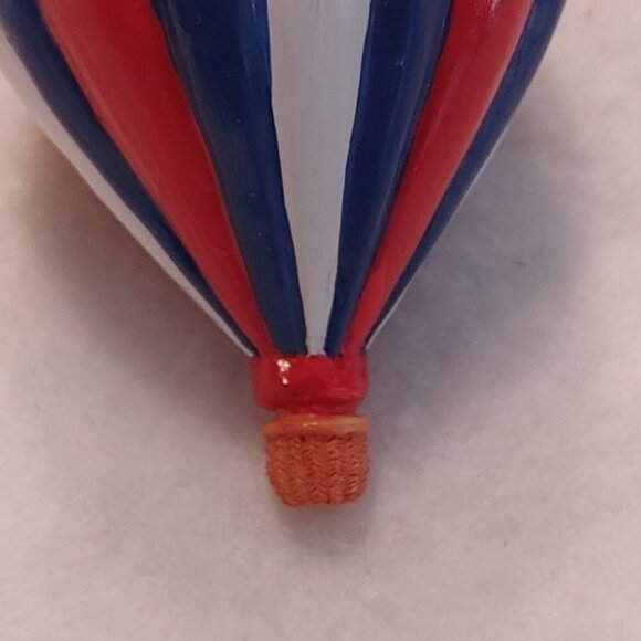 Red, White & Blue Ceramic Hot Air Balloon (Hand Made) - Picture 2 of 3